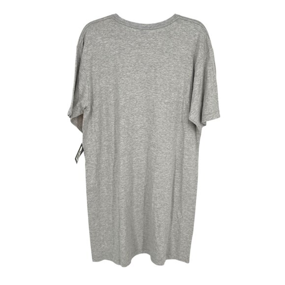 Ralph Lauren Polo Bear Ice Skates Skirt Flag Gray Sleep Shirt Size Medium NWT - Picture 5 of 10